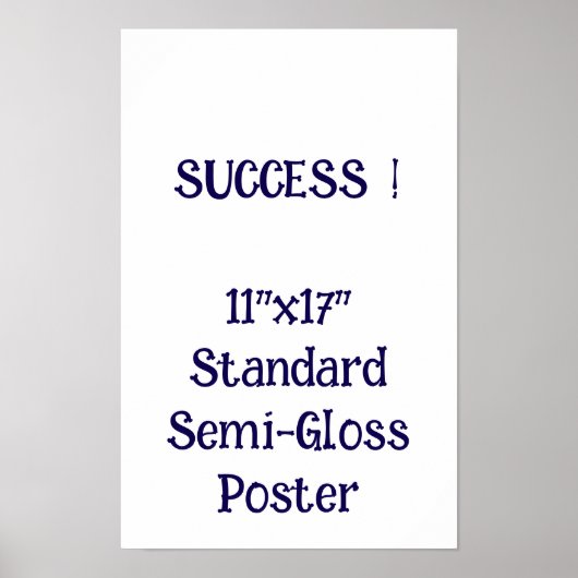 11"x17" Standaard Halfglans Poster (Voorkant)