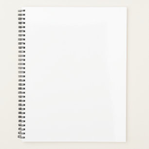 11 "x8.5" Zwart Spiraal Zacht Hoesje Notitieboek N