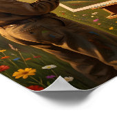 11 X 14 Downloadbare De Kunstenaar Adelaar Poster (Hoek)