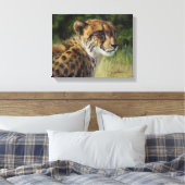 11 x 14-inch Cheetah Canvas afdrukken (Insitu (Slaapkamer))