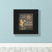 11 x 14 Keeper de Aarde Fairy Canvas (Insitu (Houten vloer))