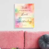 11 x 14 Spreuken 3:5 Canvas Wrap Wall Art (Insitu (Woonkamer))
