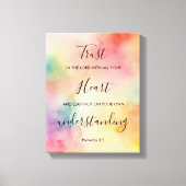 11 x 14 Spreuken 3:5 Canvas Wrap Wall Art (Voorkant)