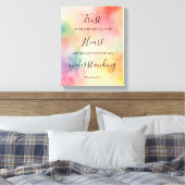 11 x 14 Spreuken 3:5 Canvas Wrap Wall Art Afdruk (Insitu (Slaapkamer))