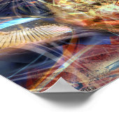 11 x 8,5-inch glanzend poster van "Dreams of Egypt (Hoek)