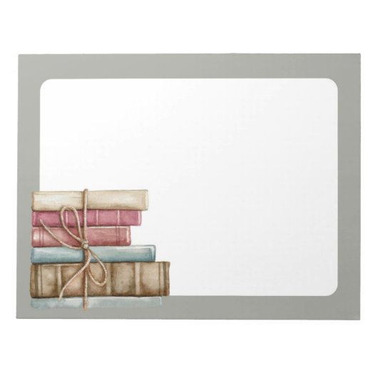 11 x 8,5-inch grijs Notitieblok (Voorkant)