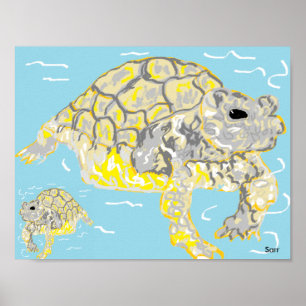 11 x 8,5-inch, Zeeen op basis van Poster