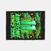 11 Year Old For Boys 11th Birthday Boy 11 Year Old Fleece Deken (Voorkant (Horizontaal))