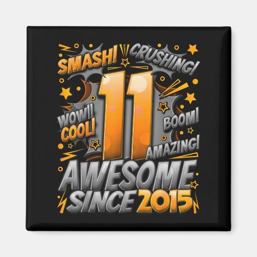 11 Year Old For Boys 11th Birthday Boy 11 Year Old Magneet (Voorkant)