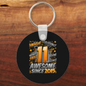 11 Year Old For Boys 11th Birthday Boy 11 Year Old Sleutelhanger (Voorkant)