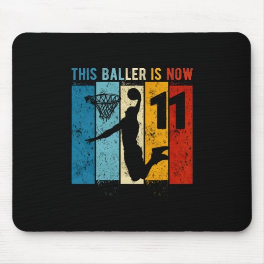 11 Year Old Sketll 11th Birthday Boy Muismat (Voorkant)