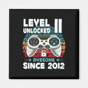 11-yr Bday Son Boy Funny Gamer 11th 11 Year Old Bi Magneet
