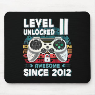 11-yr Bday Son Boy Funny Gamer 11th 11 Year Old Bi Muismat