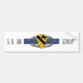 11B 1e Cavalerie divisie Bumpersticker (Voorkant)