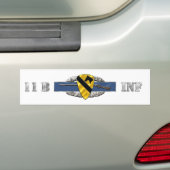 11B 1e Cavaleriedivisie Bumpersticker (Op auto)