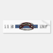 11B 75e Ranger 3e bataljon Bumpersticker (Voorkant)