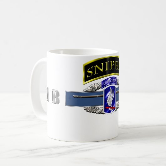 11B Sniper Tab 173rd Airborne Koffiemok (Voorkant links)
