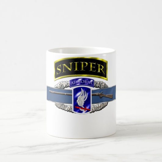 11B Sniper Tab 173rd Airborne Koffiemok (Center)