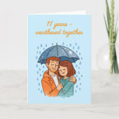 11de trouwdag Samen 11 jaar Kaart (Voorkant)
