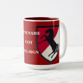 11e ACR "Blackhorse" Mok patch (Voorkant rechts)