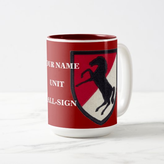 11e ACR "Blackhorse" Mok patch (Voorkant rechts)