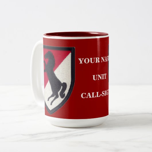 11e ACR "Blackhorse" Mok patch (Voorkant links)