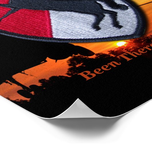 11e acr Cavalry Air Cav Vetereans Vets Patch Poster (Hoek)