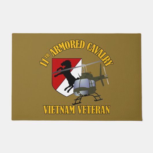 11e ACR — OH58 — ik reed met het Blackhorse Deurmat (Voorkant)