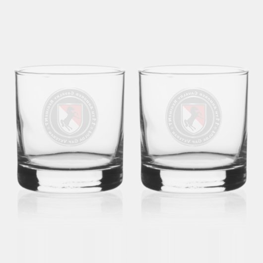 11e ACR Pantserdivisie Fulda Gap Whisky Glas (Achterkant)