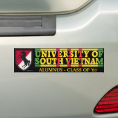 11e ACR - U van Zuid-Vietnam Alumnus Sticker (Op auto)