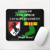 11e Armor Cav Vietnam Mousepad 2/b Muismat (Met muis)