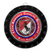 11e Armored Cavalry ACR Dartbord (Voorkant)