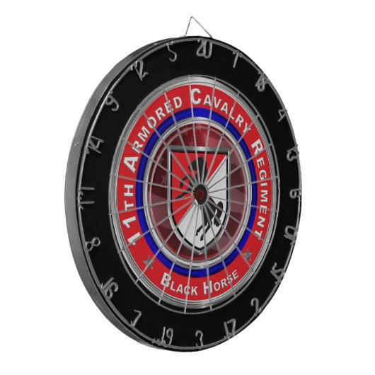11e Armored Cavalry ACR Dartbord (Voorkant Links)