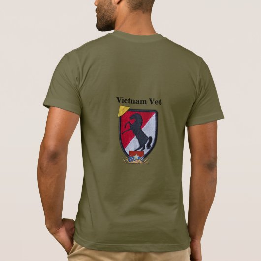 11e Armored Cavalry Regiment ACR Vietnam Nam Vets T-shirt (Achterkant)