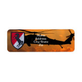 11e armored cavalry regiment acr vietnam war etiket (Voorkant)