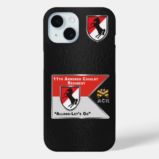 11e Armored Cavalry Regiment Case-Mate iPhone Case (Achterkant)