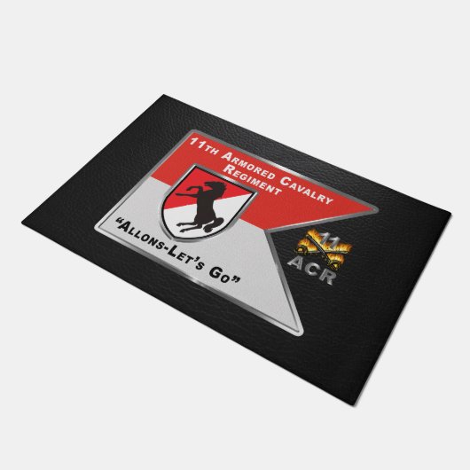 11e Armored Cavalry Regiment Deurmat (Schuin)