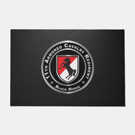 11e Armored Cavalry Regiment Deurmat (Voorkant)