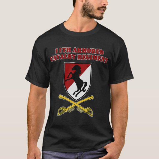 11e Armored Cavalry Regiment for 11th ACR vets T-shirt (Voorkant)