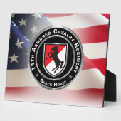 11e Armored Cavalry Regiment Fotoplaat (Zijkant)