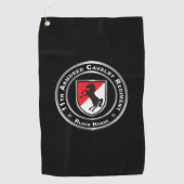 11e Armored Cavalry Regiment Golfhanddoek (Voorkant)