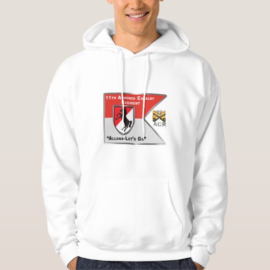 11e Armored Cavalry Regiment Hoodie (Voorkant)