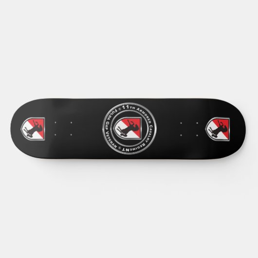 11e Armored Cavalry Regiment Persoonlijk Skateboard (Horizontaal)
