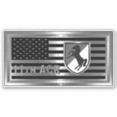 11e Armored Cavalry Regiment Sticker (Voorkant)