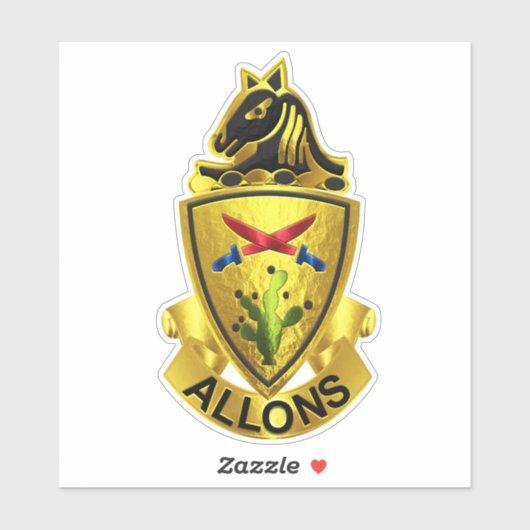 11e Armored Cavalry Regiment Sticker (Vel)