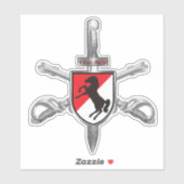 11e Armored Cavalry Regiment Sticker (Vel)