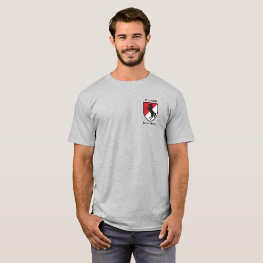 11e Armored Cavalry Regiment T-shirt (Voorkant volledig)