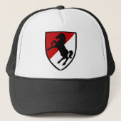 11e Armored Cavalry Regiment Trucker Pet (Voorkant)