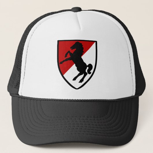 11e Armored Cavalry Regiment Trucker Pet (Voorkant)