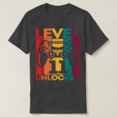 11e Birthday gamerniveau 11 ontgrendeld videospel T-shirt (Design voorkant)